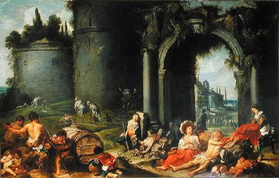 The Works of Mercy by Simon de Vos